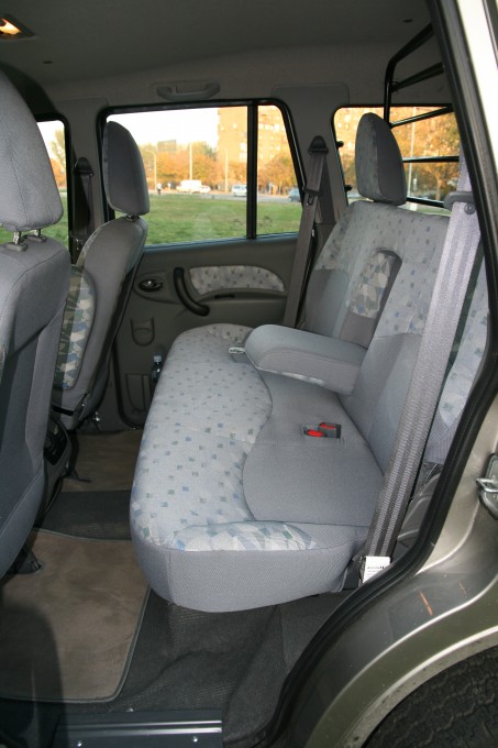 Sasvim pristojan komfor za tri putnika