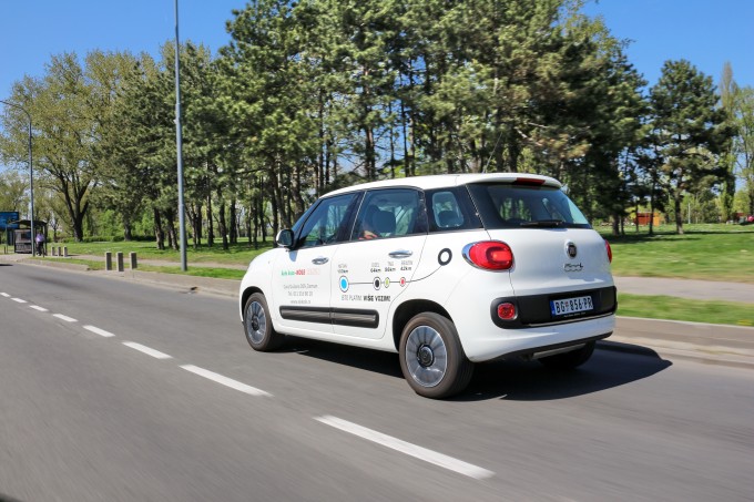 auto magazina magazinauto.com fiat 500l cng na metan beogradski maraton