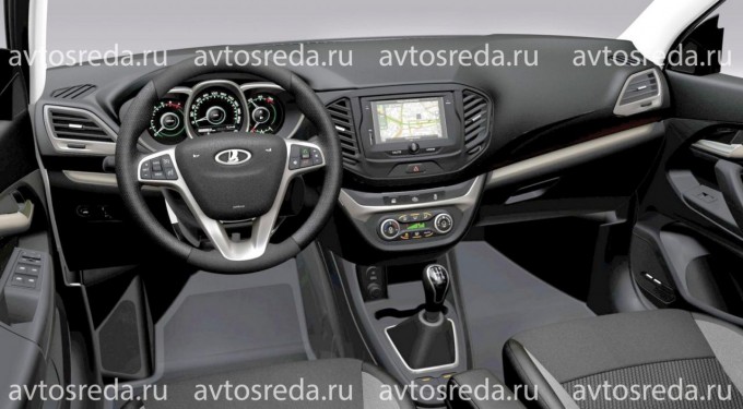 auto magazin lada vesta enterijer