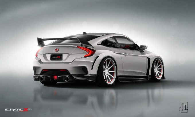 auto magazin honda civic type R render