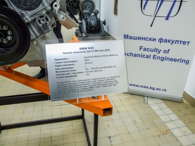 auto magazin srbija delta motors bmw donirali motor masinskom fakultetu univerziteta u beogradu