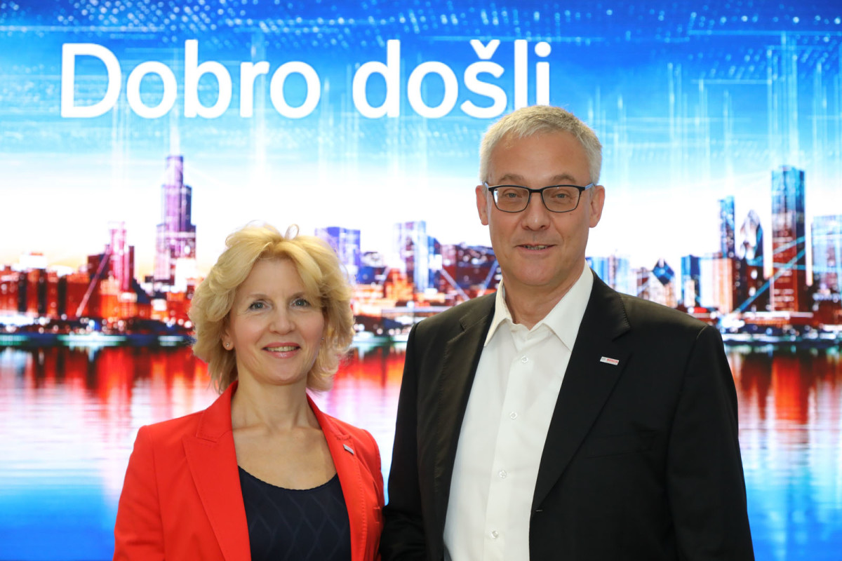 Jovanka Jovanović i Peter Rihter iz kompanije Bosch