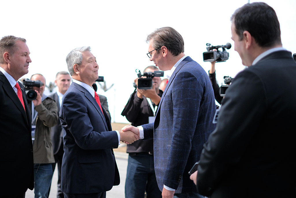 Šinđi Yazaki i Aleksandar Vučić
