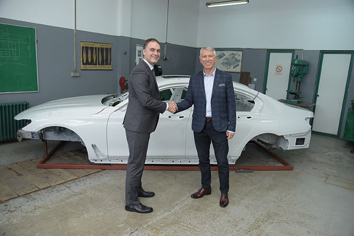 auto magazin srbija delta motors bmw donacija karoserije serije 7 tehnička škola gsp