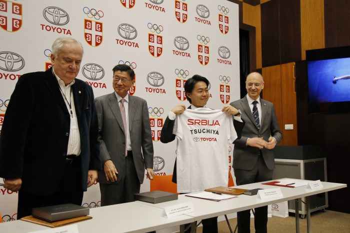 auto magazin srbija toyota olimpijski tim srbije tokio