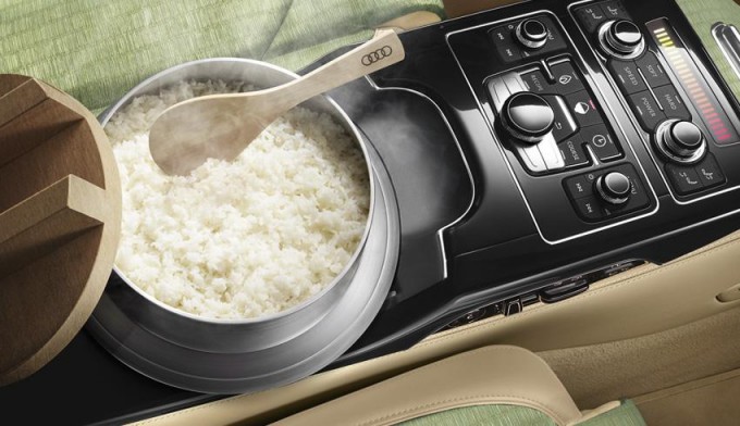 auto magazin audi A8 sa apartom za kuvanje pirinca na pari 4