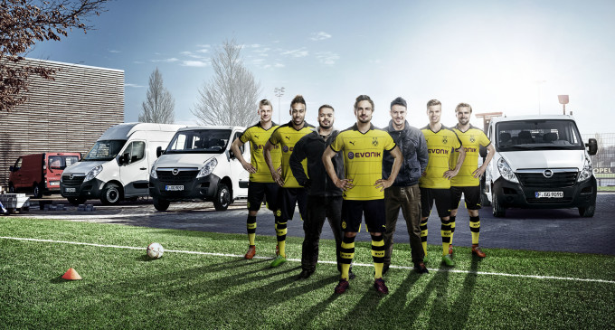Movano, Vivaro i Combo partneri u treningu Dortmunda