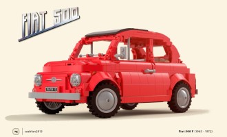 Za decu i odrasle: Fiat 500 Lego