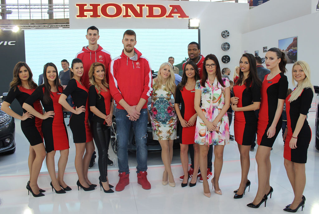 Auto magazin Srbija Honda i Košarkaši na sajmu automobila u Beogradu 2017