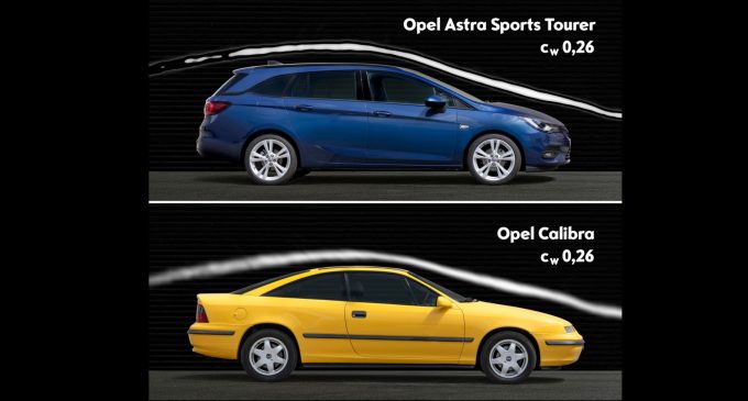 Redizajnirana Opel Astra ima aerodinamiku kao Calibra