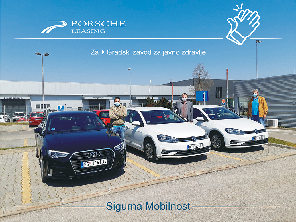 Porsche finansijska grupacija ustupila 5 vozila u borbi protiv pandemije