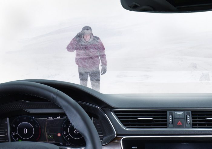 Škoda odleđivanje automobila