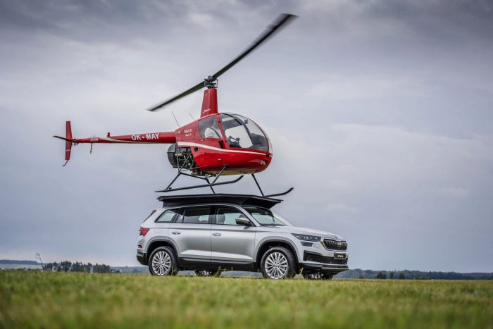 Škoda Kodiaq helikopter