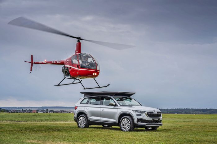 Škoda Kodiaq helikopter