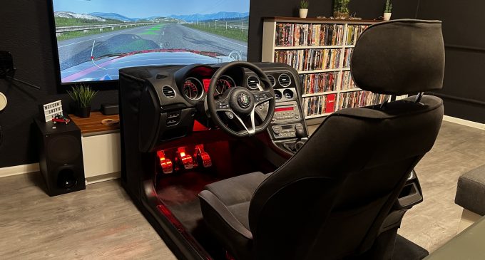 Obožavalac napravio sopstveni Alfa Romeo simulator
