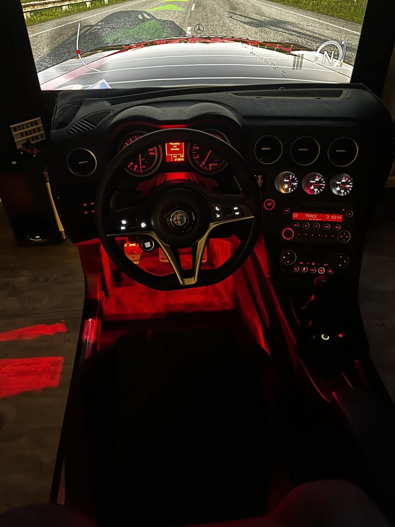 alfa romeo simulator vožnje