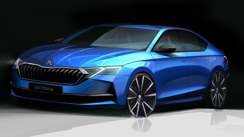 Škoda Octavia skica