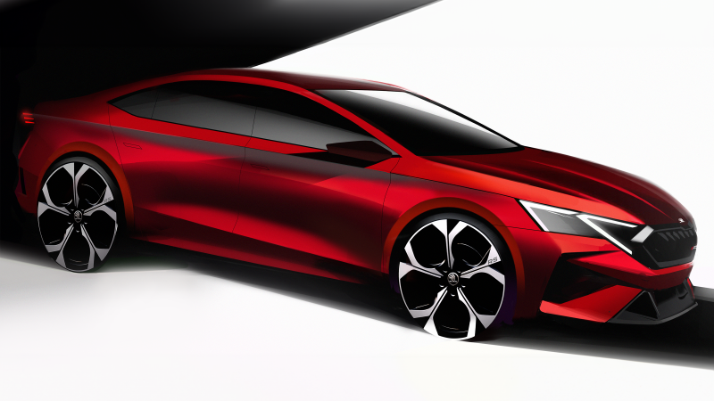 Škoda Octavia skica