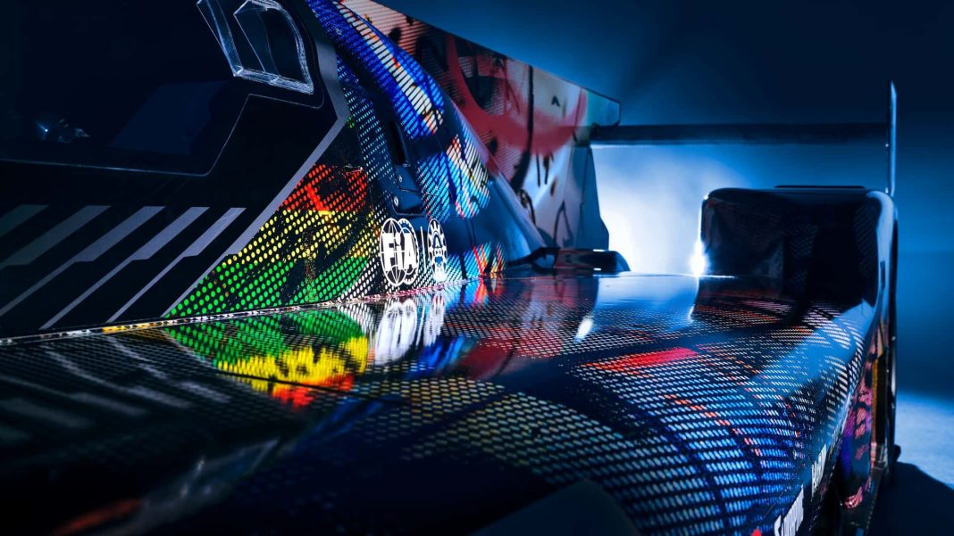 bmw-m-hybrid-v8-art-car-le-mans-2024 4 BMW Art Car by Julie Mehretu