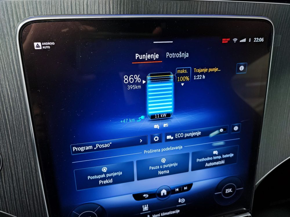 Auto magazin Srbija Test Mercedes-Benz EQE 350+
