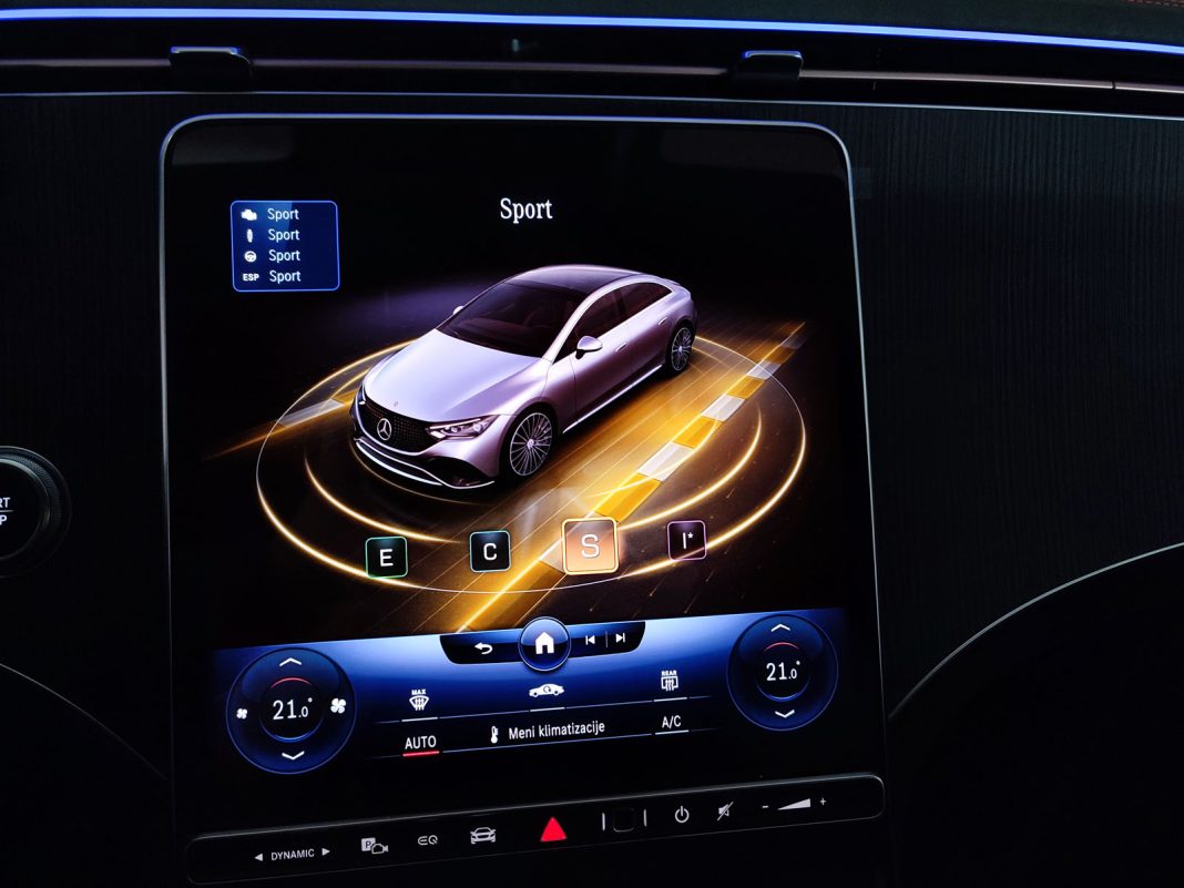 Auto magazin Srbija Test Mercedes-Benz EQE 350+