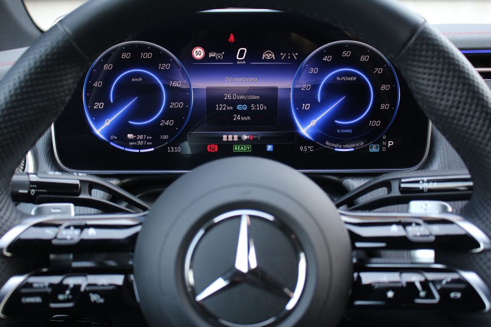 Auto magazin Srbija Test Mercedes-Benz EQE 350+