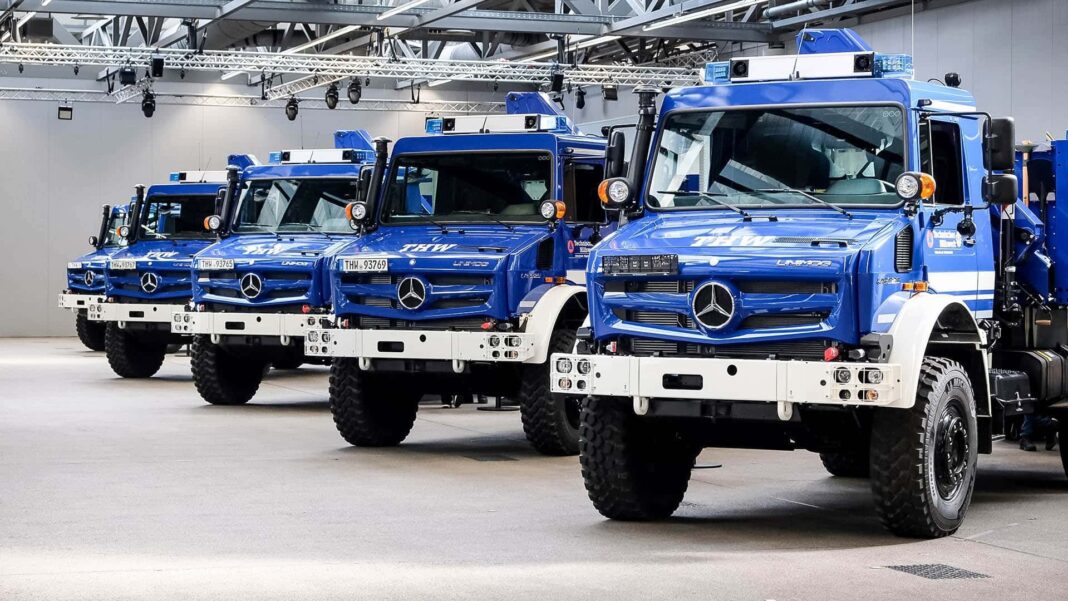unimog-grossauftrag-fur-thw Mercedes Unimog U 5025